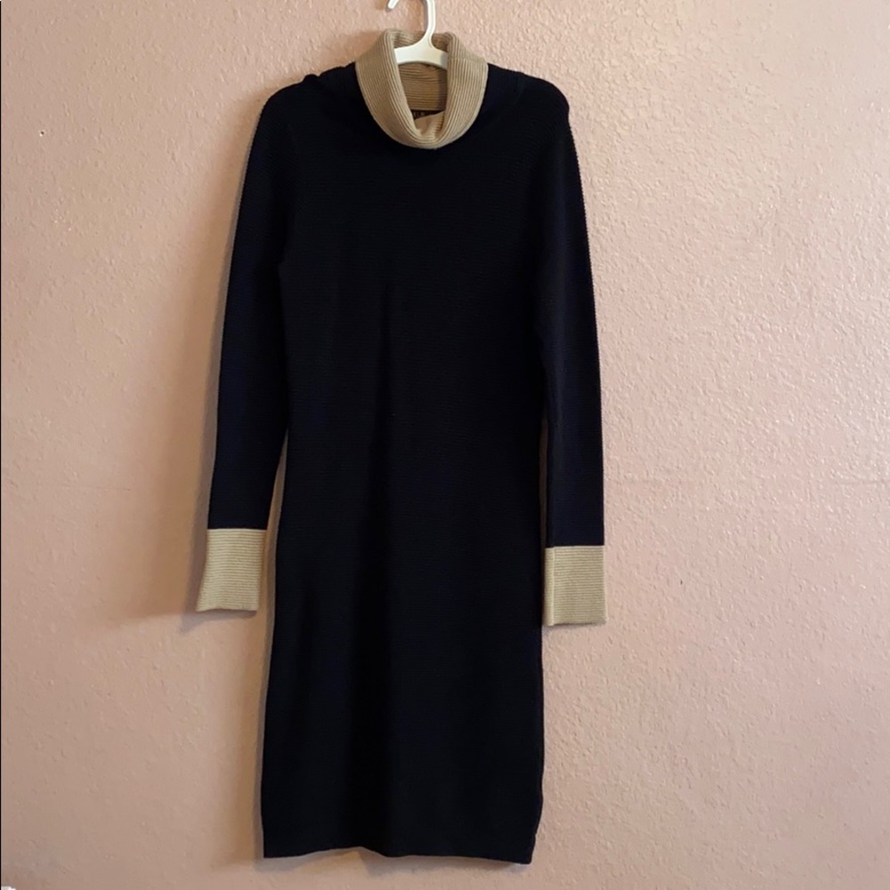 Sweater dress.